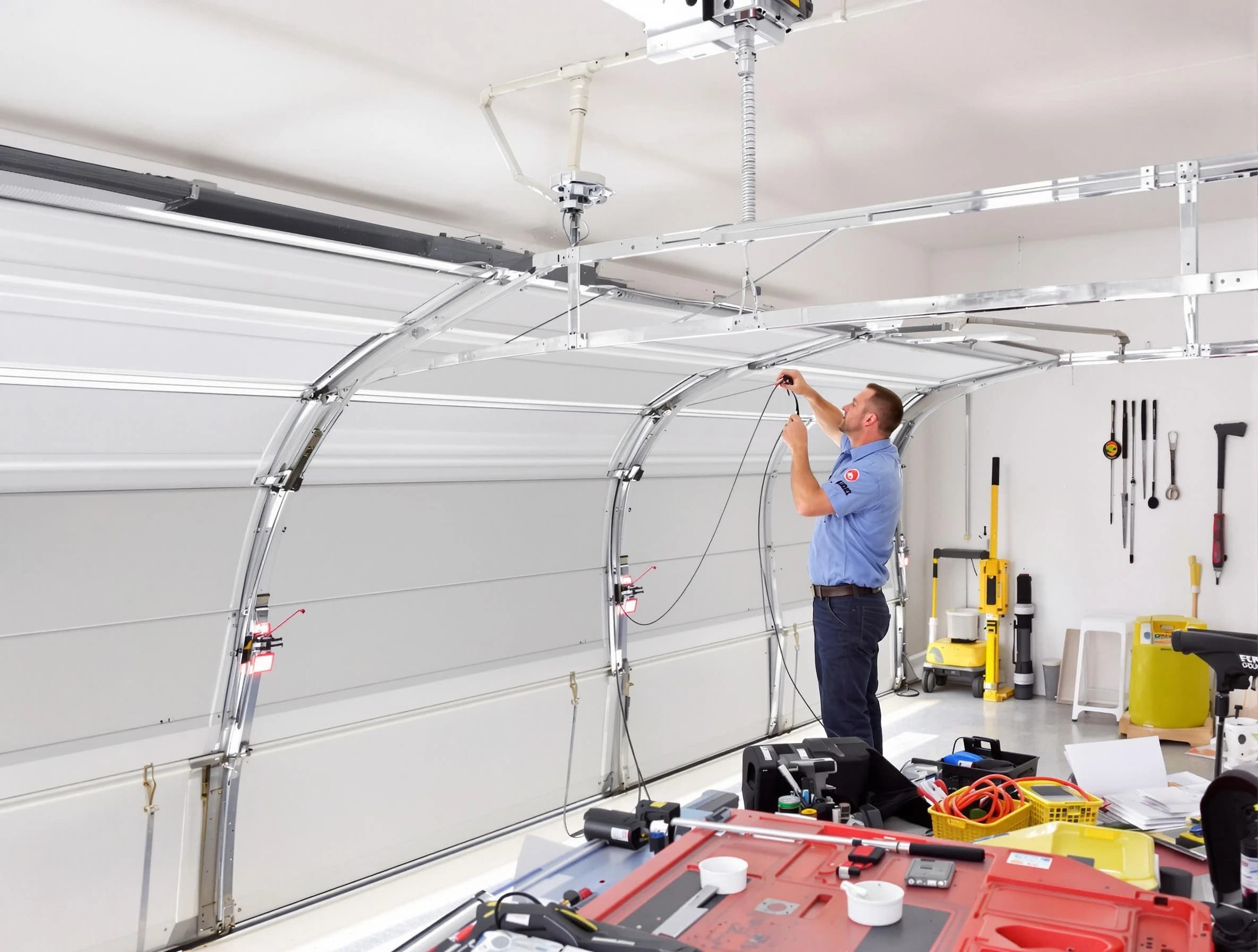 Garage door cable repair service by Helena Garage Door Repair in Helena