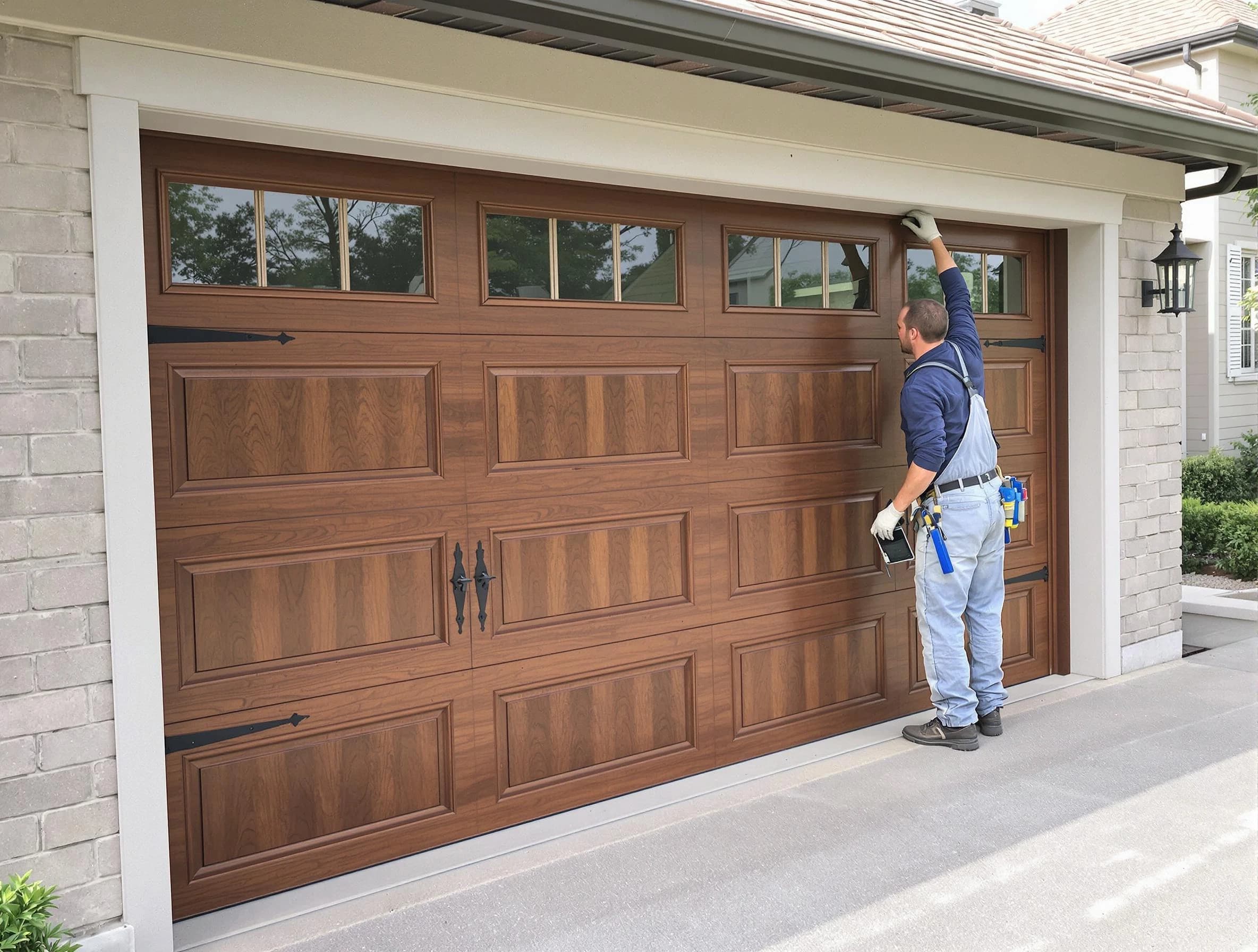 Custom garage door showcase by Helena Garage Door Repair in Helena