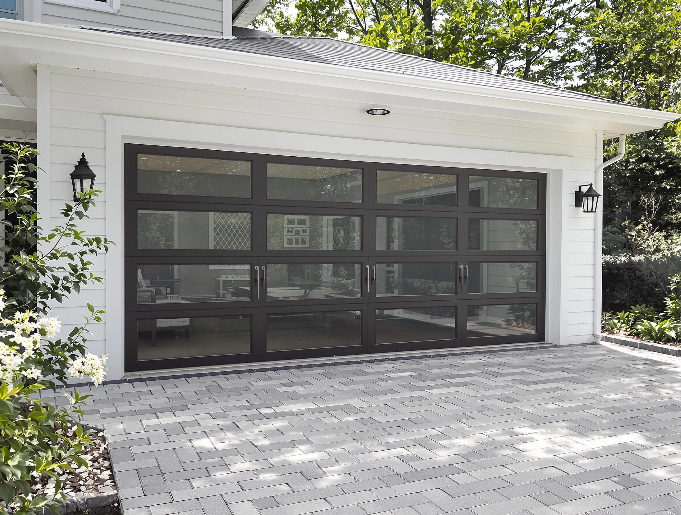 Helena Garage Door Repair design specialist presenting custom garage door options to Helena homeowner