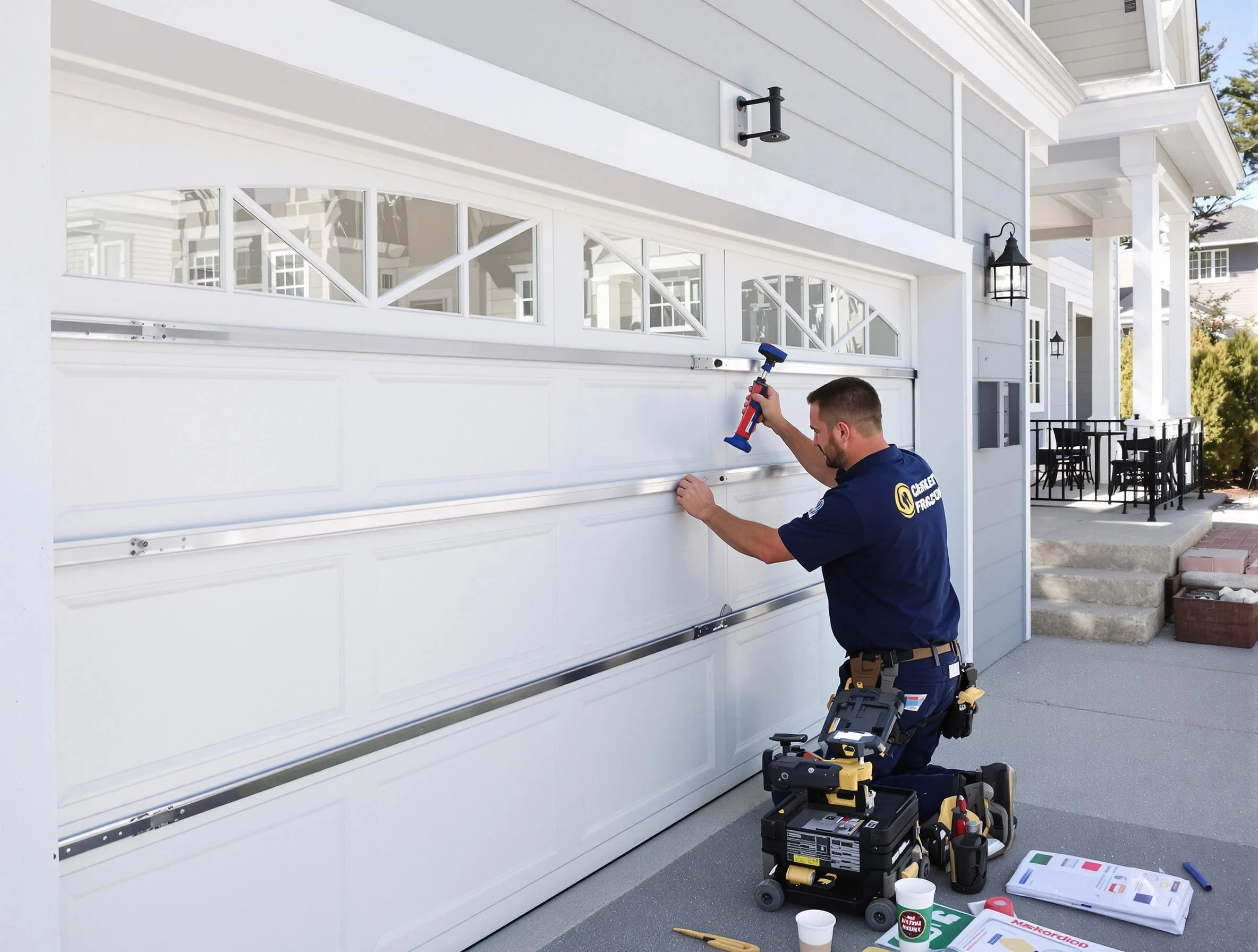 Professional garage door installation by Helena Garage Door Repair in Helena