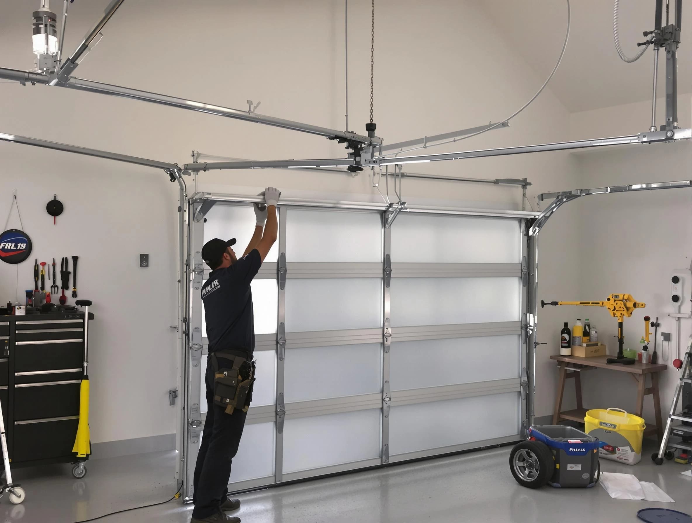 Helena Garage Door Repair certified team performing precision garage door installation in Helena