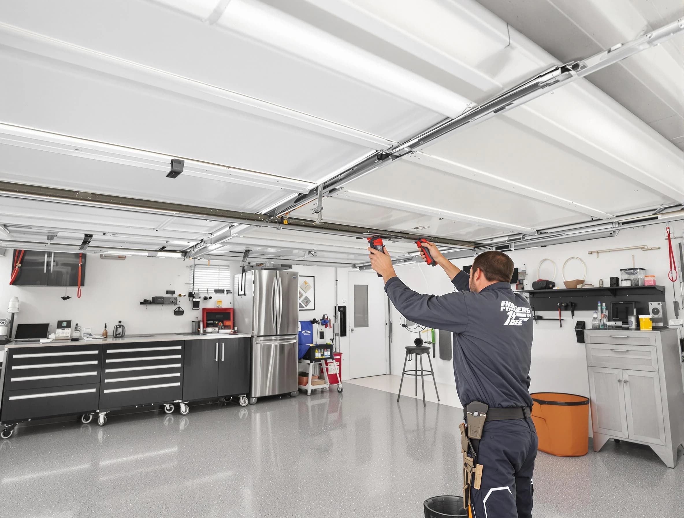 Overhead garage door repair service by Helena Garage Door Repair in Helena