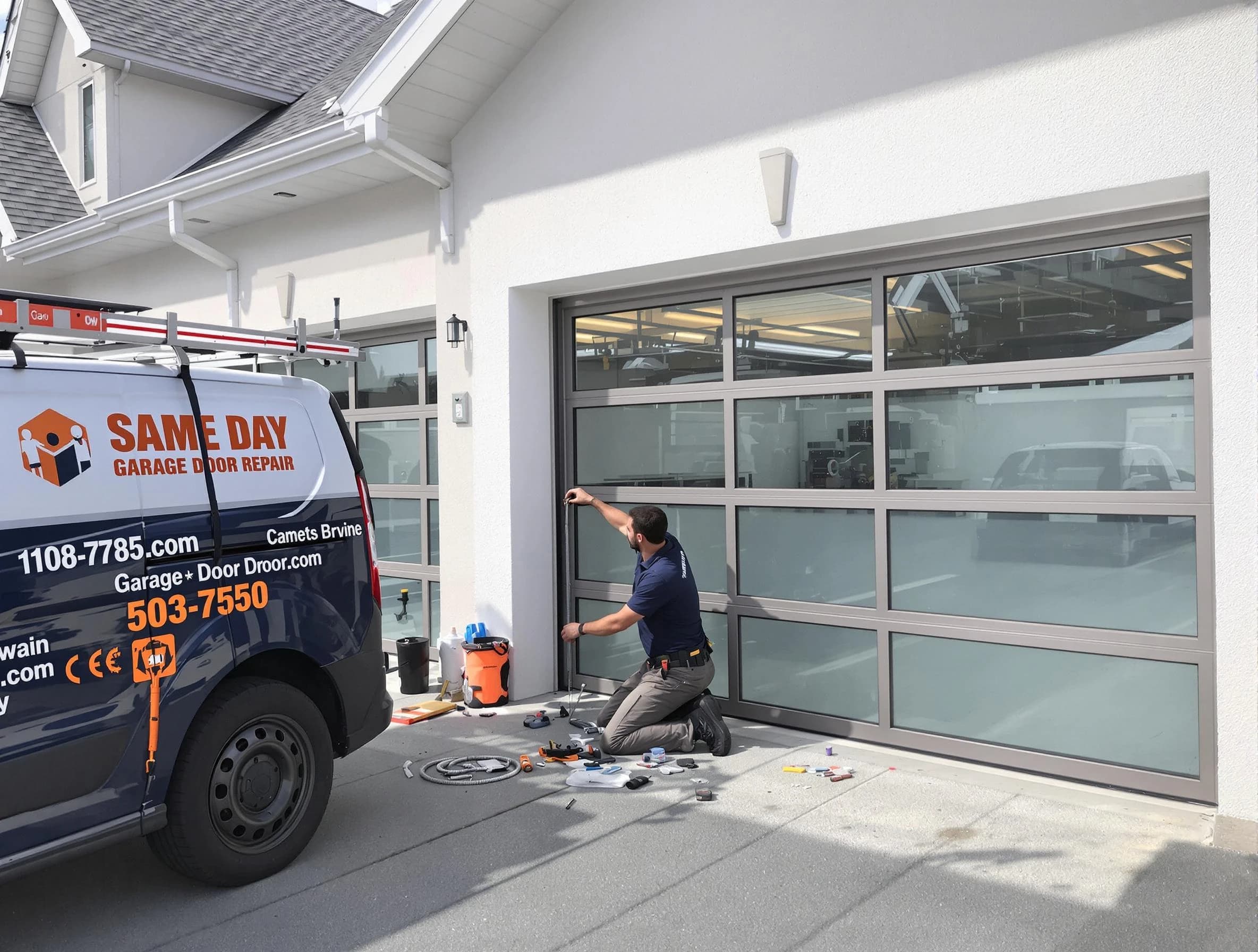 Same-day garage door repair service by Helena Garage Door Repair in Helena