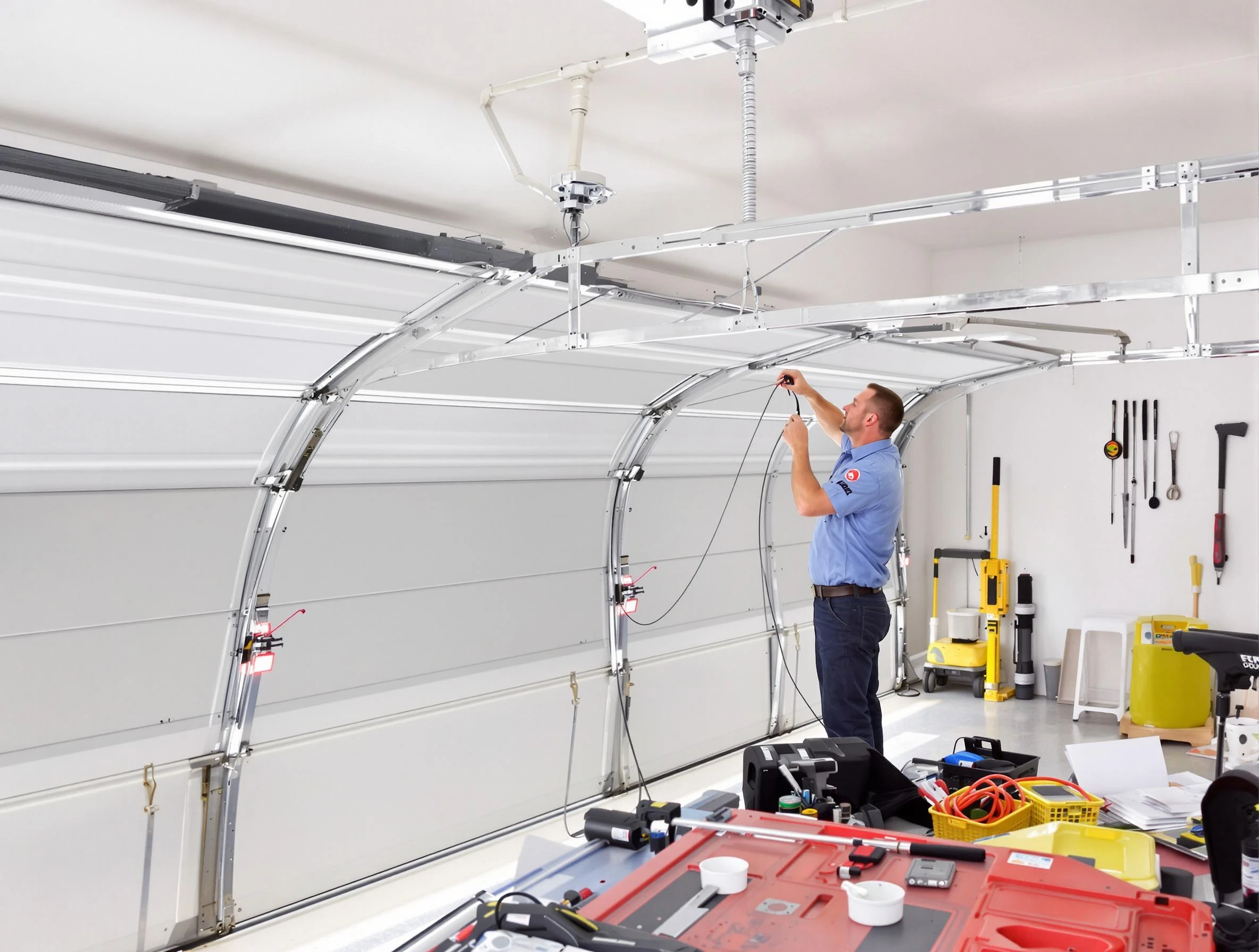 Garage door cable repair service by Helena Garage Door Repair in Helena