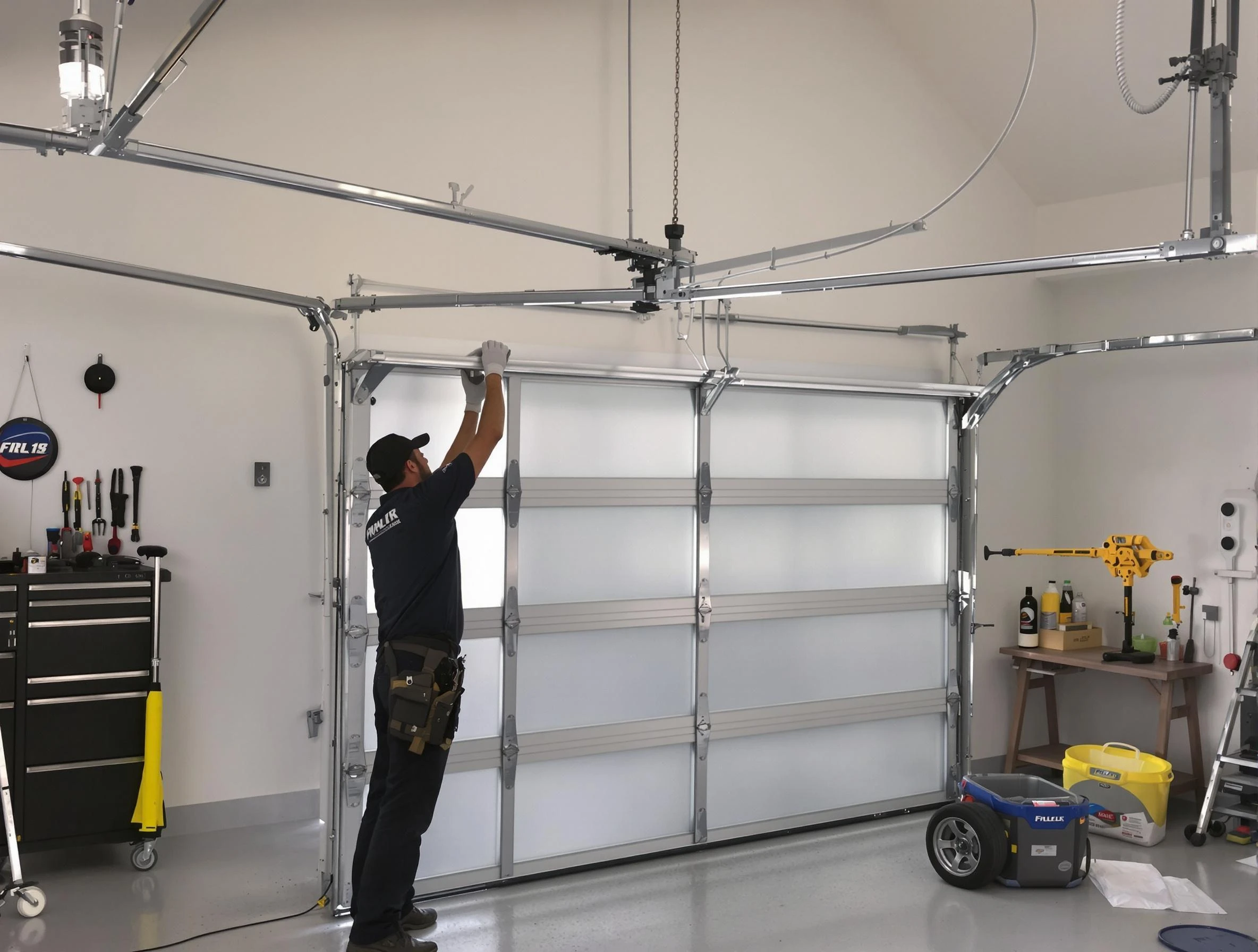 Helena Garage Door Repair certified team performing precision garage door installation in Helena