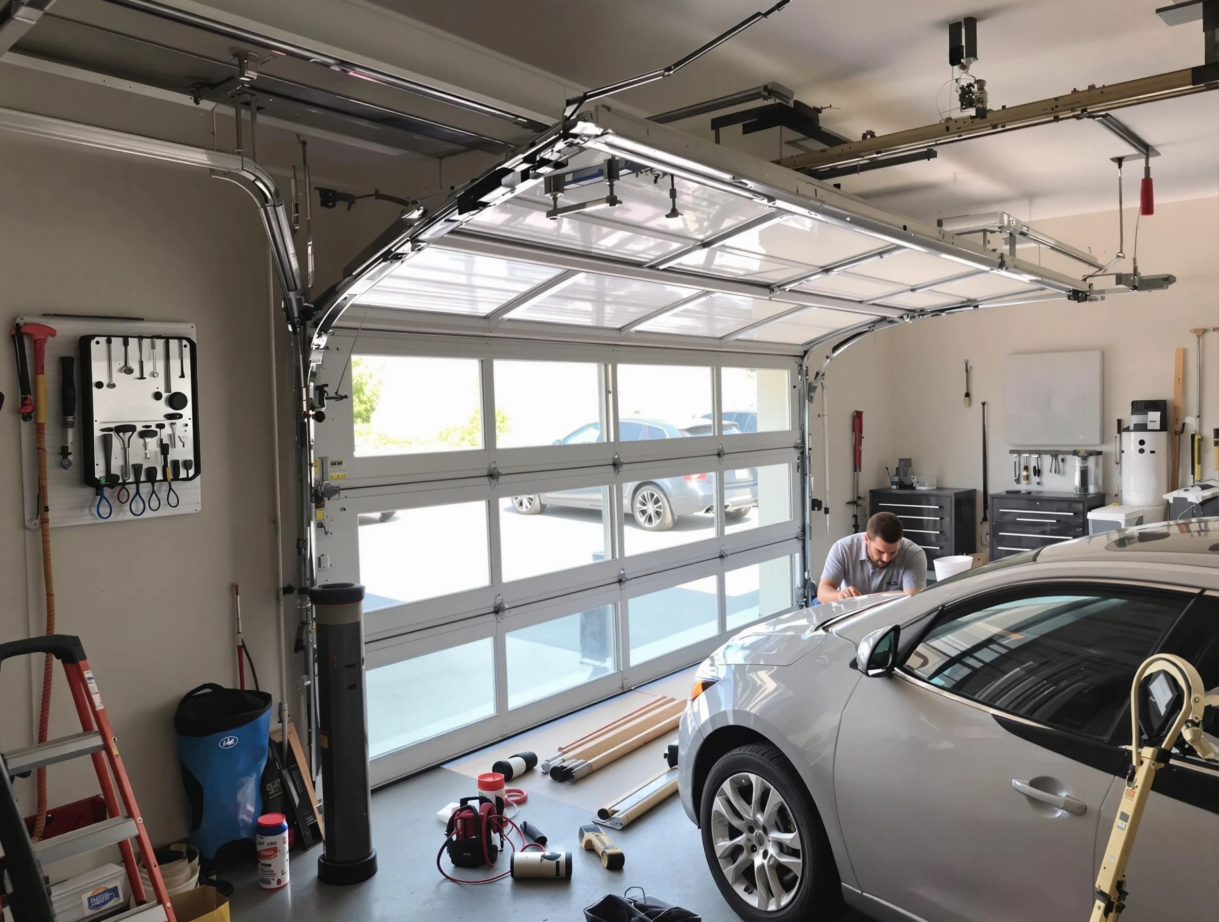 Garage door noise reduction service by Helena Garage Door Repair in Helena