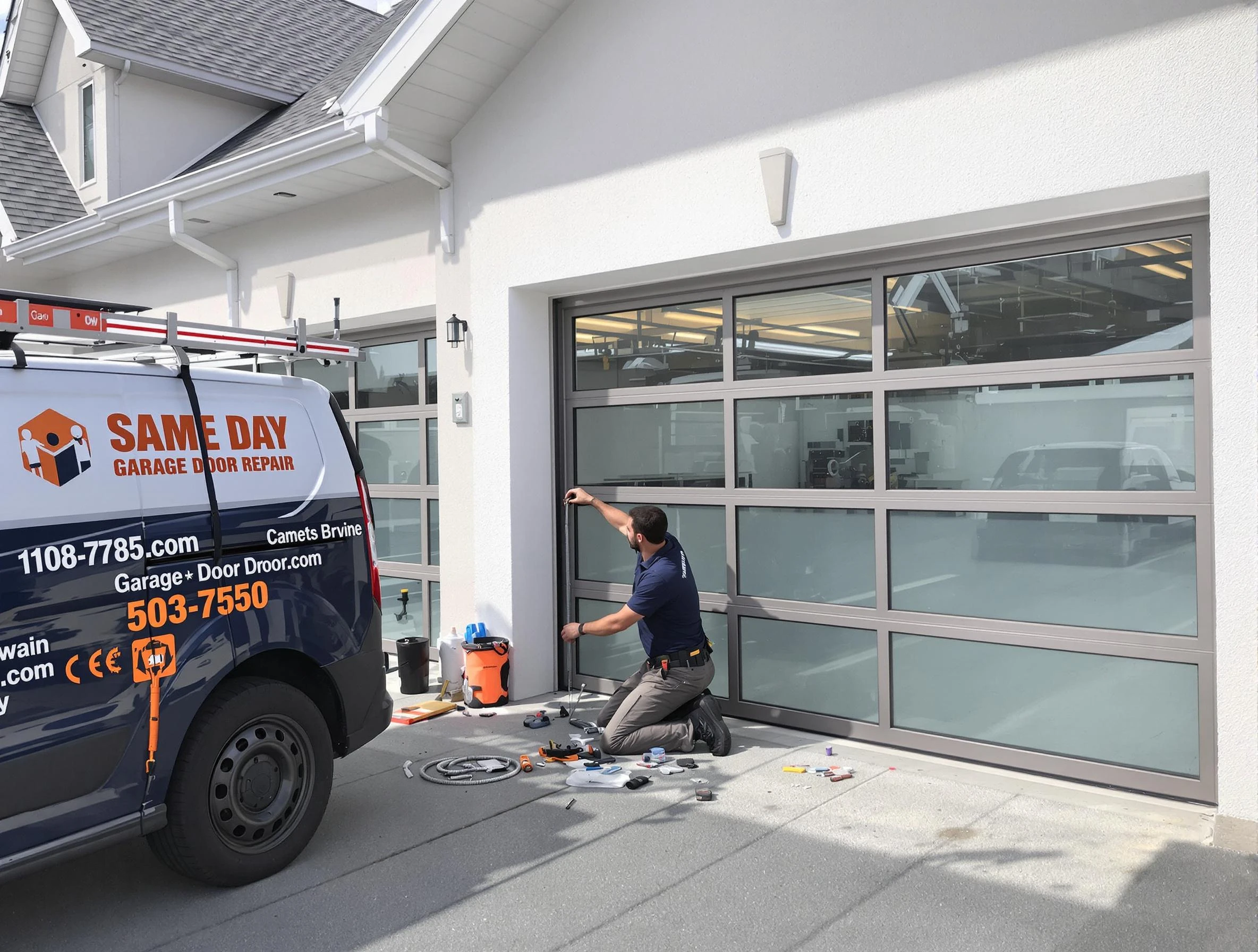 Same-day garage door repair service by Helena Garage Door Repair in Helena